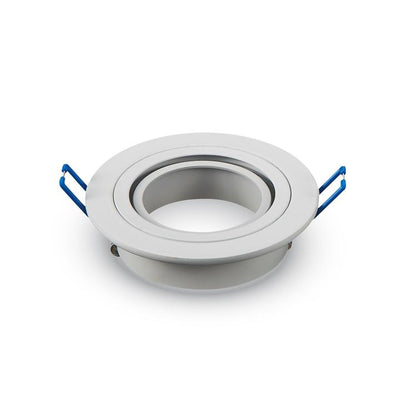 1*GU10 CORPO ROTONDO BIANCO