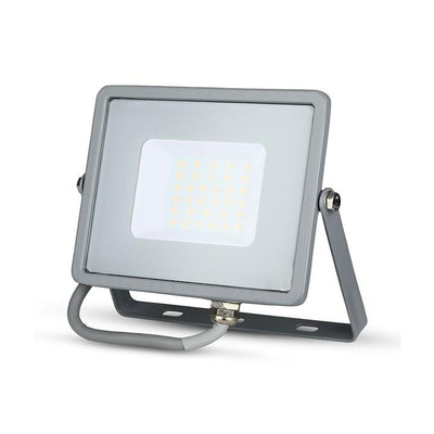 30W LED FLOODLIGHT SMD SAMSUNG CHIP CORPO GRIGIO 6400K