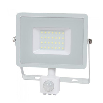 30W LED PROIETTORE CON SENSORE SAMSUNG CHIP CUT-OFF FUNZIONE CORPO BIANCO 4000K