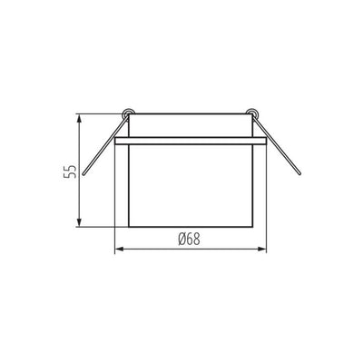 ANNELLO PER FARETTI SPAG S B/G - KANLUX
