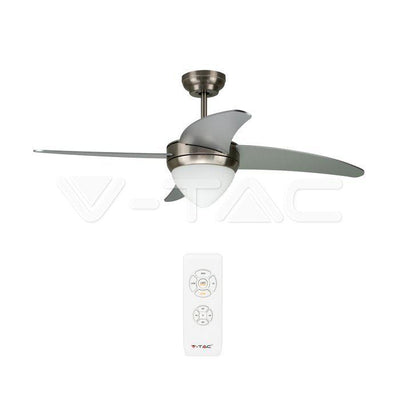 15W 3 IN 1 LED VENTILATORE DA SOFFITTO RF KONTROL 4 PALE MOTORE 60W AC