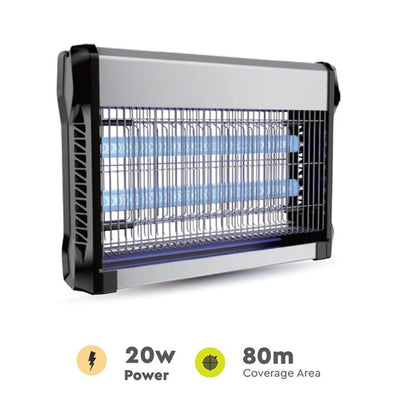 2 X 10W LAMPADA CATTURA INSETTI