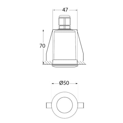 TERESA 50 BIANCO LED G9 1,7W 4000K