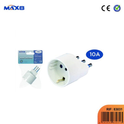 ADATTATORE SPINA S11 10A 2P+T PRESA CON TERRA LAT. P30