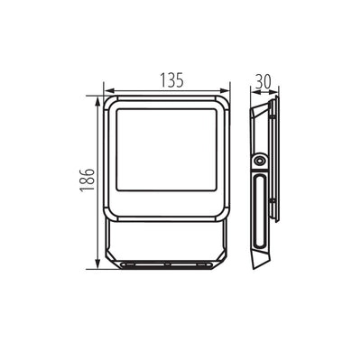 PROIETTORE A LED IQ-LED FL-30W-NW - KANLUX