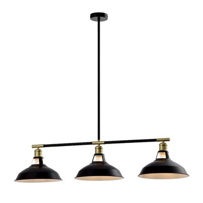 JEMMA CHANDELIER 3XE27 BLACK/GOLD