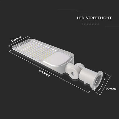 LED ARMATURA STRADALE SAMSUNG CHIP 50W 6400K 100 LM/W