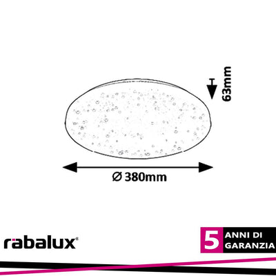 ROB CEILING LIGHTS LED 32W STAR LIGHT EFFECT WHITE