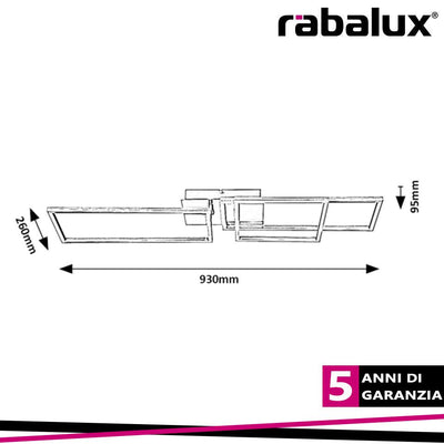 CESARIO,IND.CEILING, LED44W, L93CM 4000K