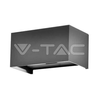 24W LED LAMPADA DA PARETE CORPO GRIGIO 4000K IP65