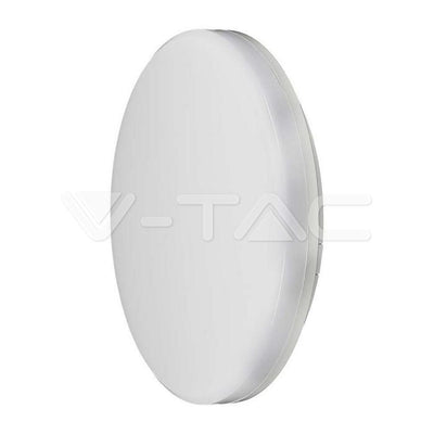 15W LED LAMPADA DA PARETE SAMSUNG CHIP FRAMELESS CORPO ROTONDO 6400K IP44 120LM/W