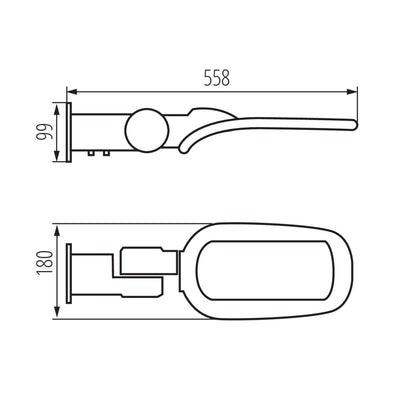 FARO A LED PER PARCHEGGI STRETON LED 60W NW - KANLUX