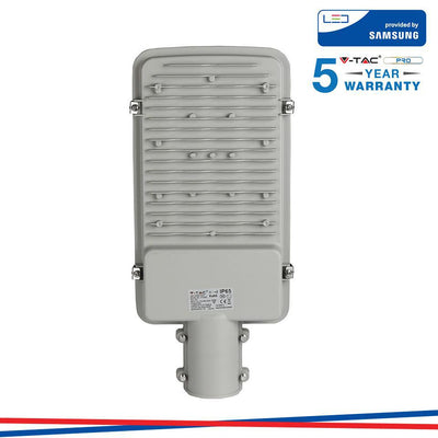 LED ARMATURA STRADALE SAMSUNG CHIP 50W CORPO GRIGIO 4000K 5 ANNI DI GARANZIA