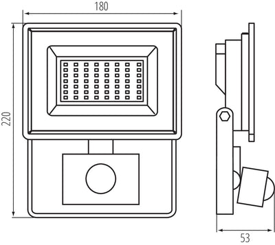 PROIETTORE A LED GRUN NV LED-50-B-SE - KANLUX