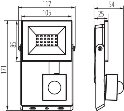 PROIETTORE A LED GRUN NV LED-20-B-SE - KANLUX