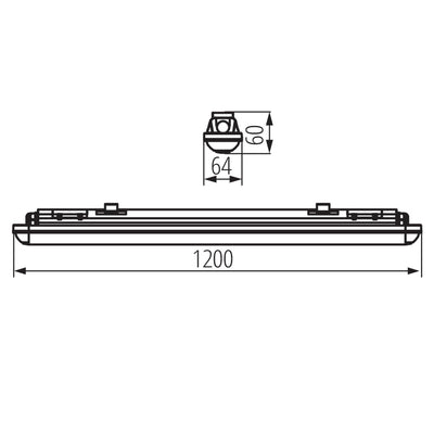 PLAFONIERA STAGNA LED DICHT LED 36W-NW - KANLUX