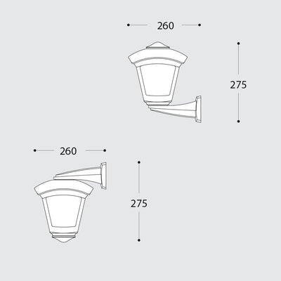 NARDO/ROBY OPAL E27 BIANCO