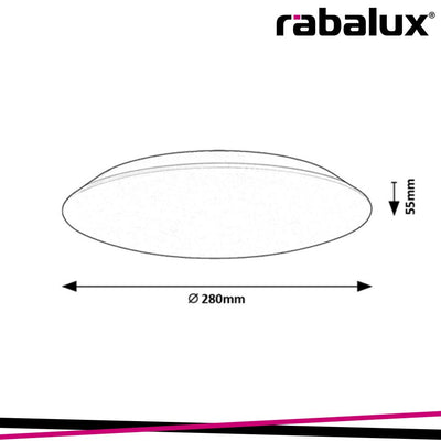RORIK CEIL 18W 4000K D28CM 1600LM