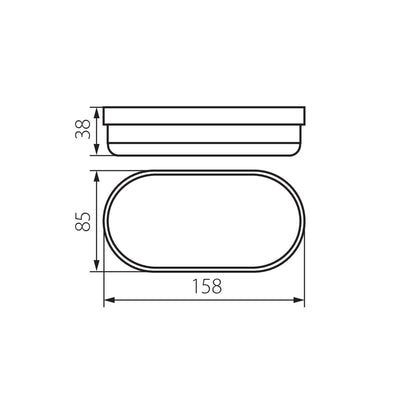 LAMPADA & QUOT TARTARUGA& QUOT TOLU C LED 6W-NW-W - KANLUX