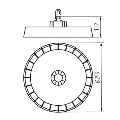 LAMPADA LED HIGH BAY HB PRO STRONG 150W-NW - KANLUX