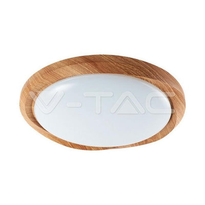 30W / 60W / 30W PLAFONIERA DI DESIGN TELECOMANDO DIMMERABILE WOOD GRAIN CYCLONE COVER