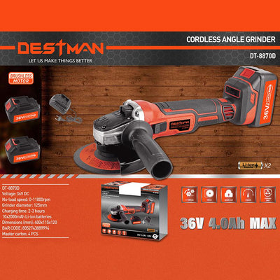 SMERIGLIATRICE A BATTERIA 36V