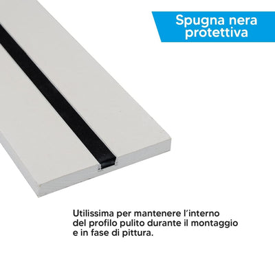 PROFILO LED GESSO 2MT