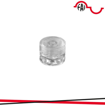 GANCIO SERRACAVO PVC TRASP