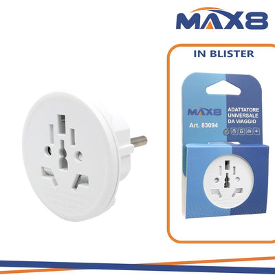 ADATTATORE DA VIAGGIO SCHUKO 10A