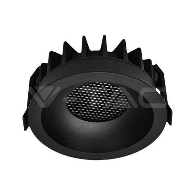 18W LED HONEY COMB DOWNLIGHT BRIDGELUX CHIP CCT:3IN1 BLACK R