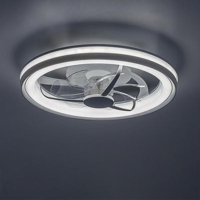 FANRICIUS,IND.FAN-ASSISTED,LED40W,SILVER CCT 3000-4000-6500K