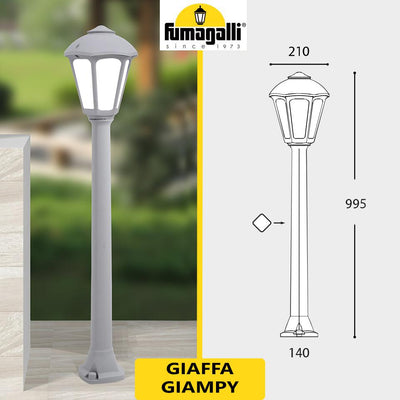 GIAFFA/GIAMPY GRIGIO OPALE E27 8,5W CCT