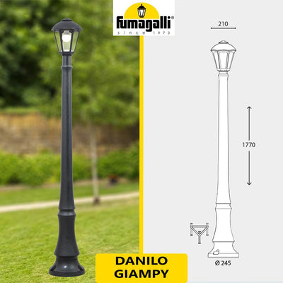 DANILO/GIAMPY NERO OPALE E27 8,5W CCT