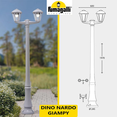 DINO NARDO/GIAMPY 2L GRIGIO OPALE E27 8,5W CCT