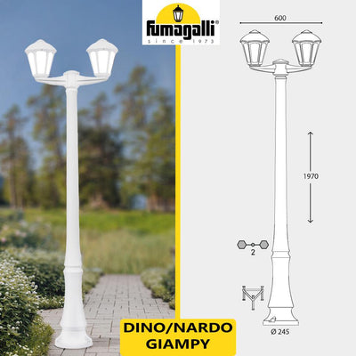 DINO NARDO/GIAMPY 2L BIANCO OPALE E27 8,5W CCT