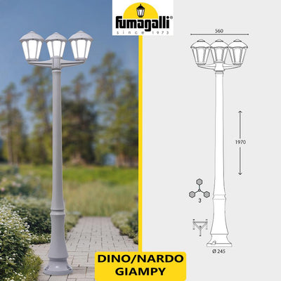 DINO NARDO/GIAMPY 3L GRIGIO OPALE E27 8,5W CCT