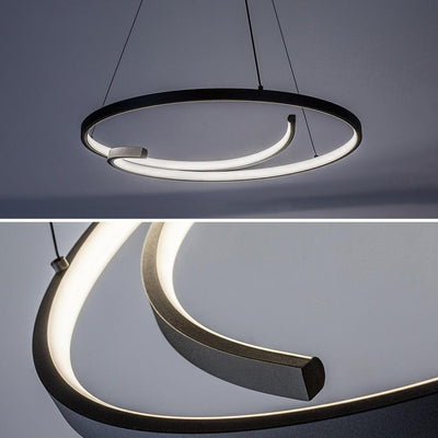 NILOO,IND.PEND. LED40W, D55CM, 4000K H120CM