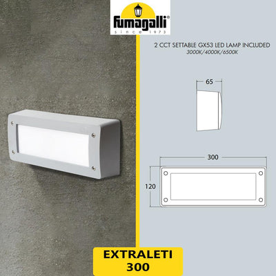 EXTRALETI 300 BIANCO OPALE LED GX53 6W CCT