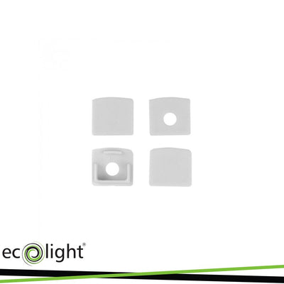 PROFILO BIANCO DA INCASSO GP02 + COPERTURA TRASLUCIDA 2MT