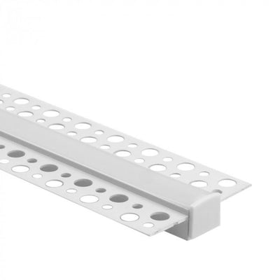 PROFILO BIANCO DA INCASSO GP02 + COVER OPALE 2MT