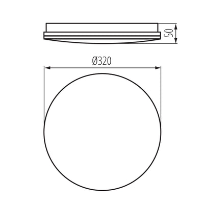 PLAFONIERA LED ENELO 17W NW - KANLUX