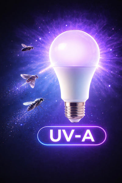 LAMPADA LED UV-A 6W E27 LUCE ULTRAVIOLETTA