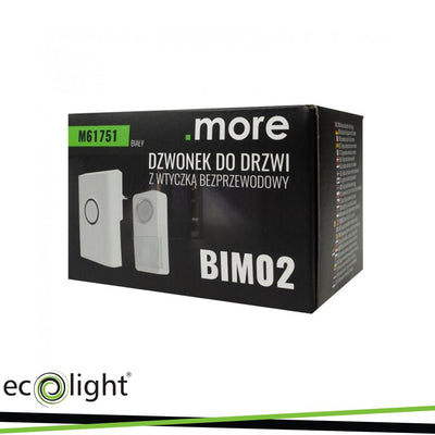 CAMPANELLO CON SPINA WIRELESS BIM-02 BIANCO
