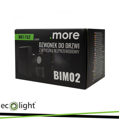 CAMPANELLO CON SPINA WIRELESS BIM-02 NERO