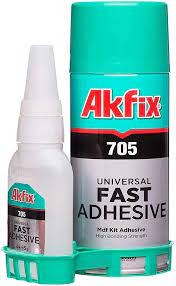 ADESIVO UNIVERSALE RAPIDO BICOMPONENTE ML.525 AKFIX 705
