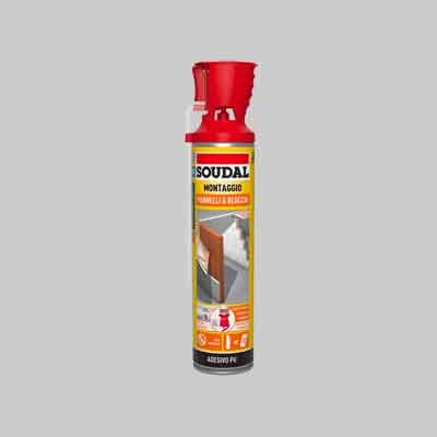 ADESIVO POLIURETANICO PANNELLI E BLOCCHI C/APPLICATORE ML.600