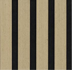 PANNELLO DOGHE FONOASSORBENTE MDF - L 60 cm / H 240 cm / sp 1.5 cm