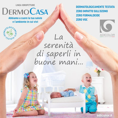 DERMOCASA - idropittura termoisolante anticondensa agli ioni di argento per interni
