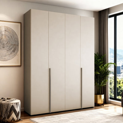 Armadio Modular 4 ante battenti colore cashmere