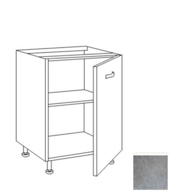 Base cucina con anta 60x50x85H cemento